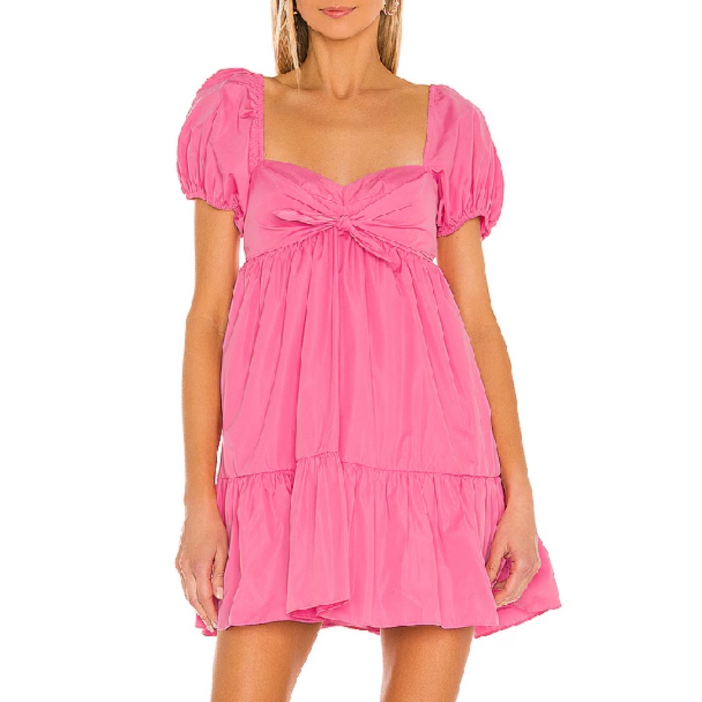 Amanda Uprichard Goldie Dress in Hot Pink (M)